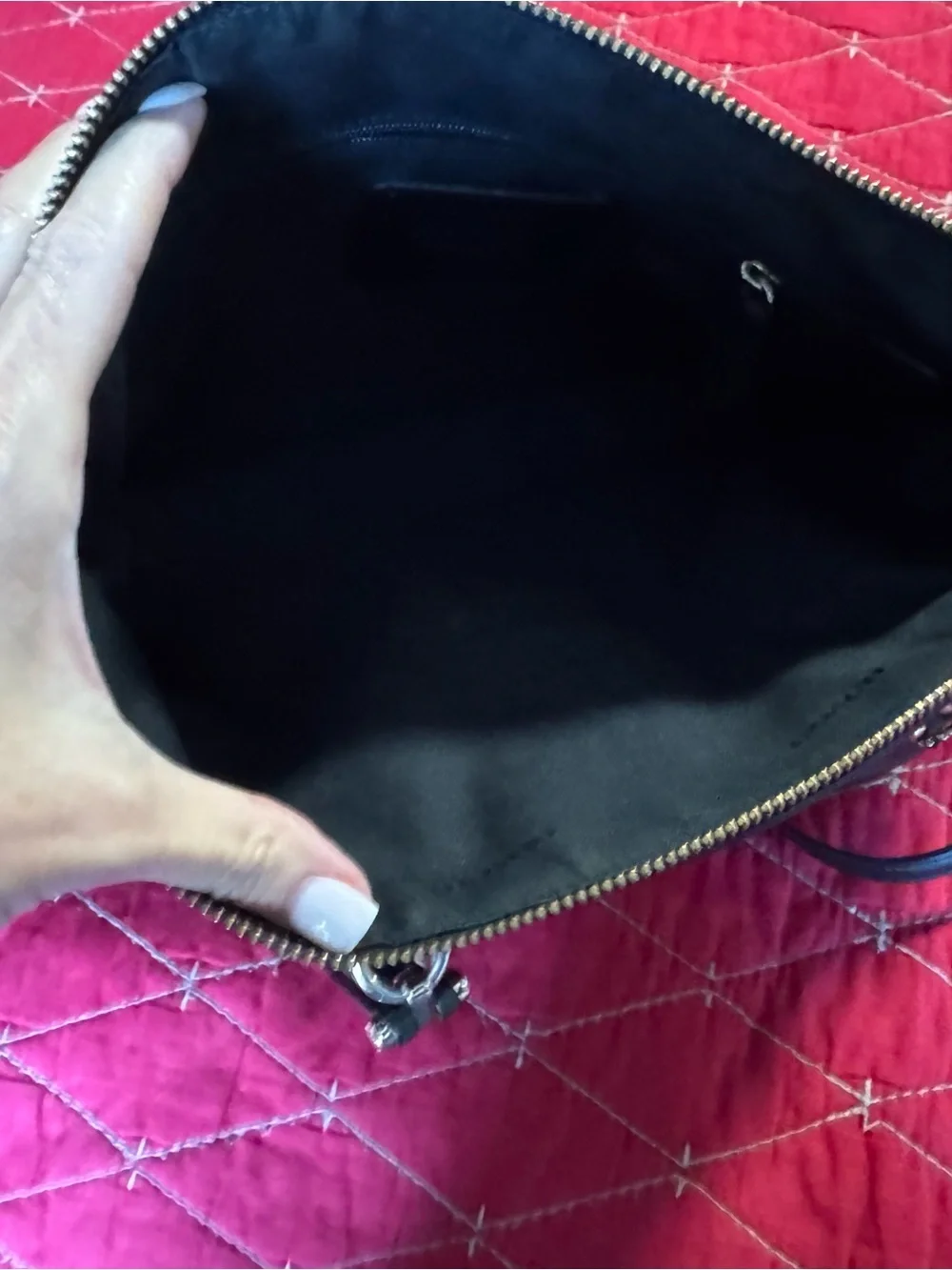 Coach Black Pebbled Leather Dome Satchel with Gold Hardware